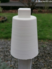 Der zweite Testdruck mit dem ASA-Filament hat schon mal besser geklappt.