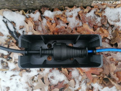 Outdoor - Steckerbox | Kabelbox für Kabelsteckverbindungen - Innenansicht